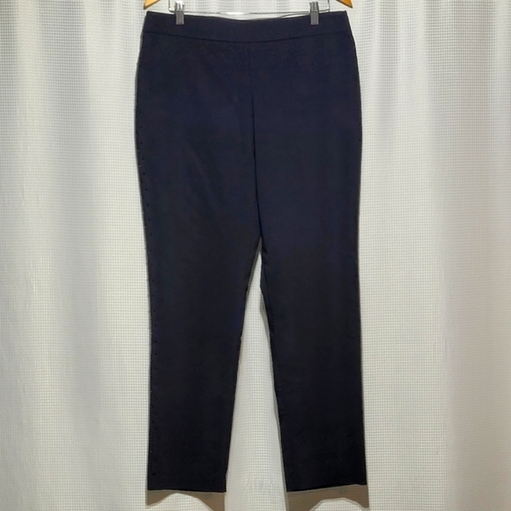 Style & Co. Black Pull on Leggins with Onyx Bling (L) - Picture 2 of 12